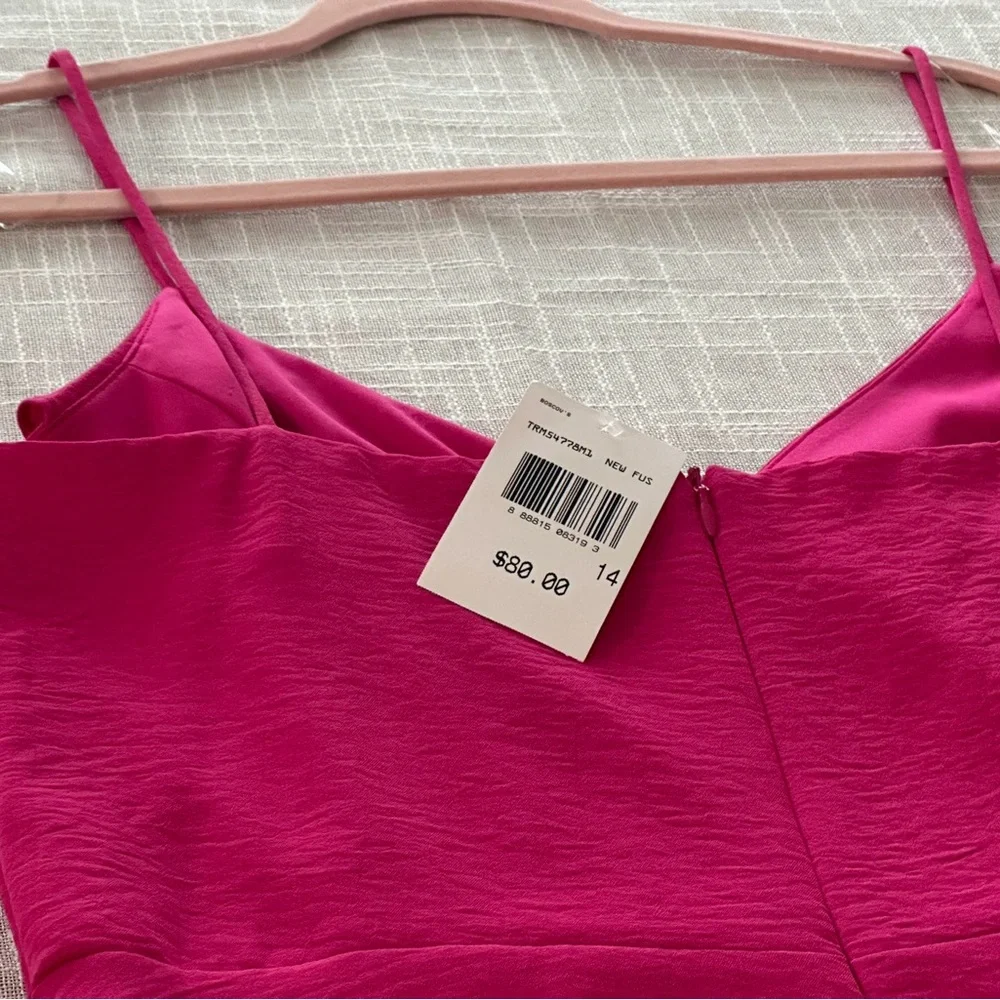 Pink Ruffled Spaghetti Strap Sun Dress - Picture 7 of 7